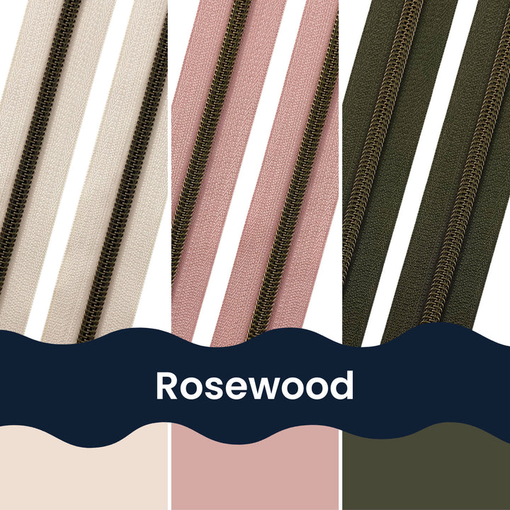 Rosewood - Zipper Tape Bundle