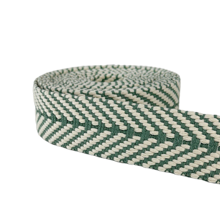 Sage - Jacquard Webbing