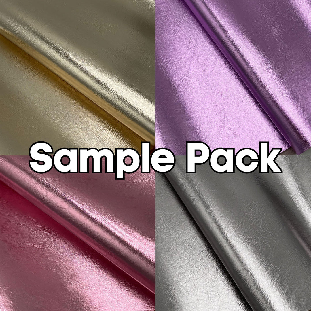 Sample Pack - Metallic Faux Leather