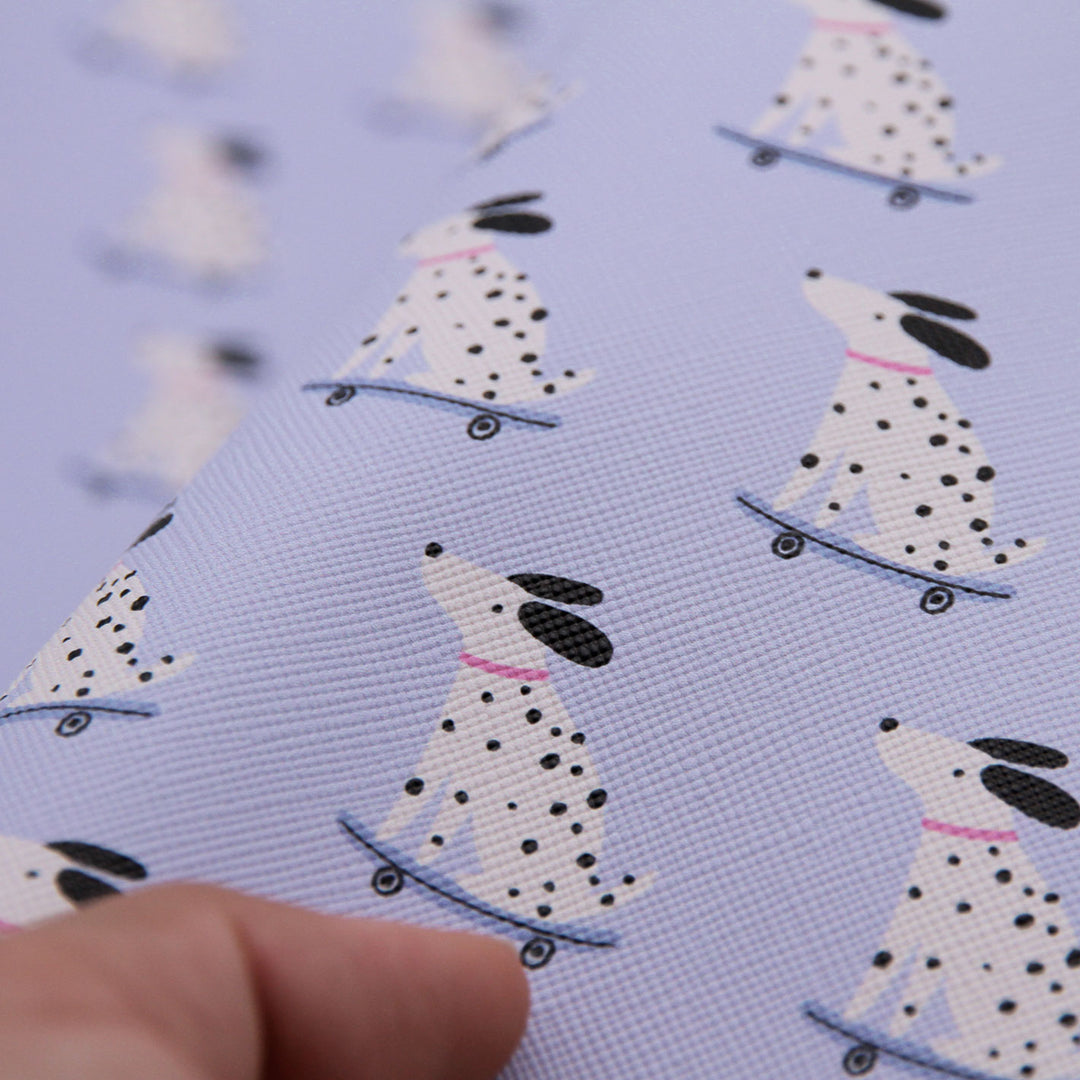 Skater Pup - Printed Saffiano