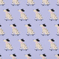 Skater Pup - Printed Saffiano