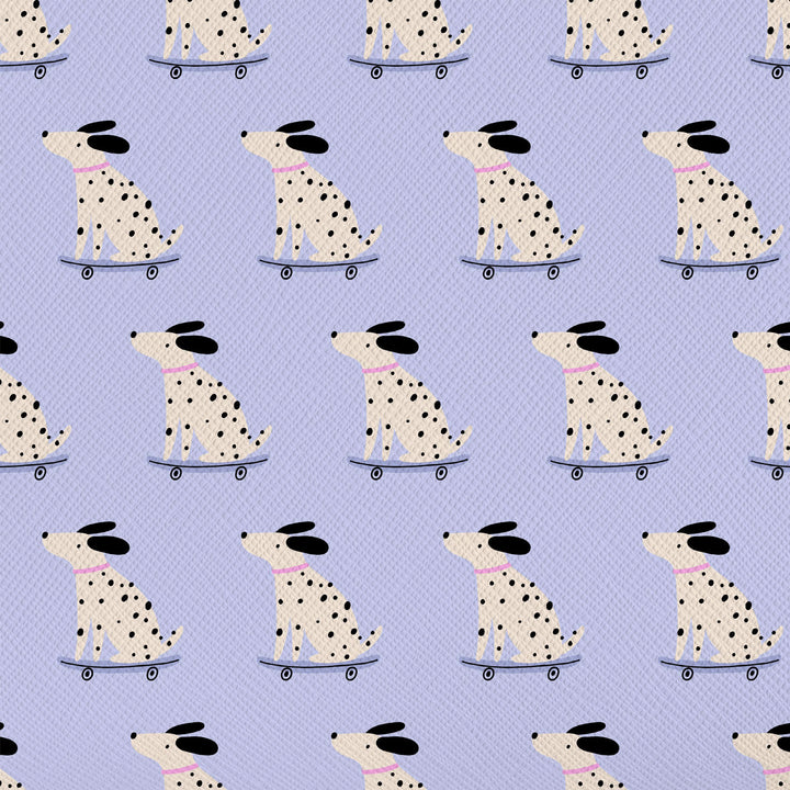 Skater Pup - Printed Saffiano