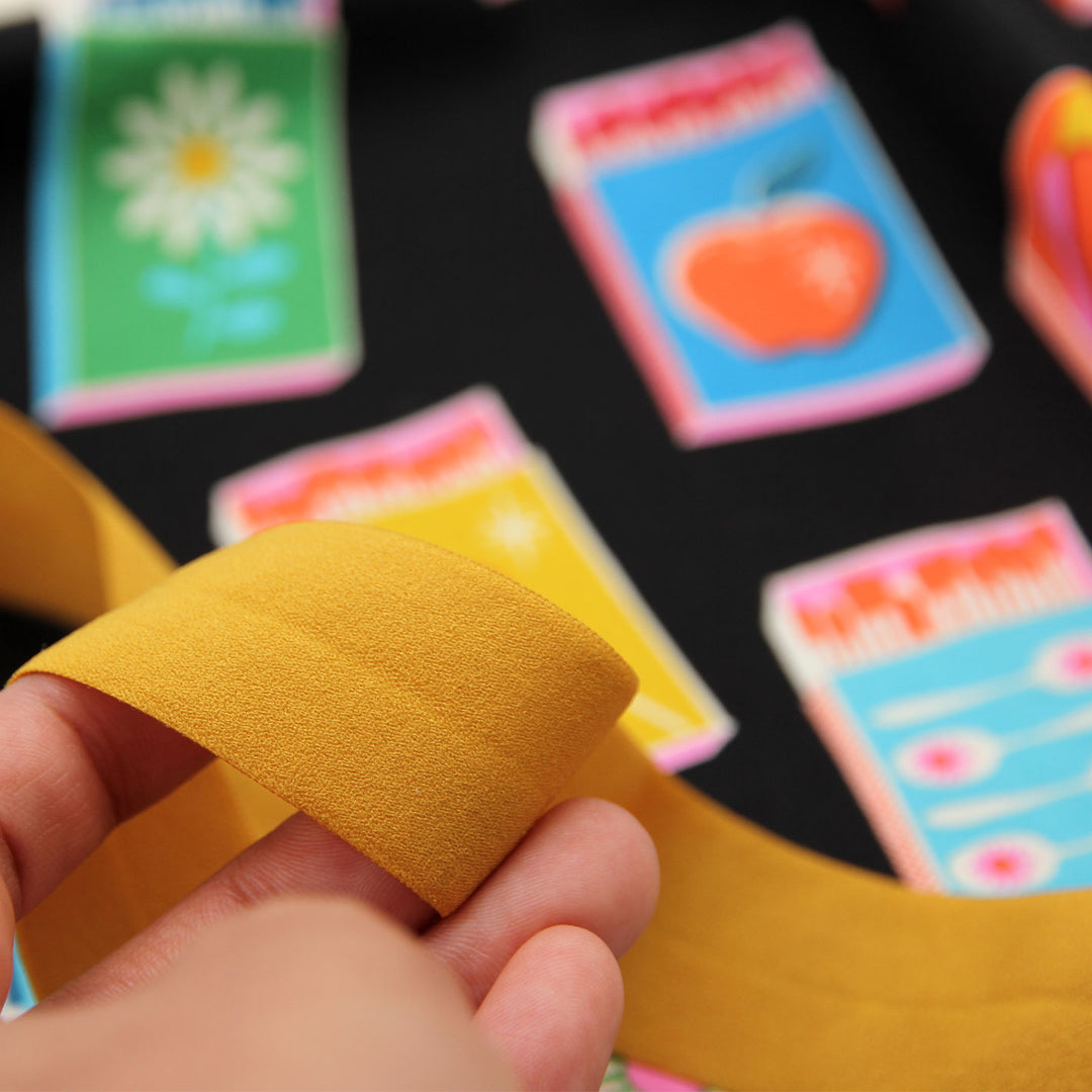 Spicy Mustard - Fold-Over Elastic