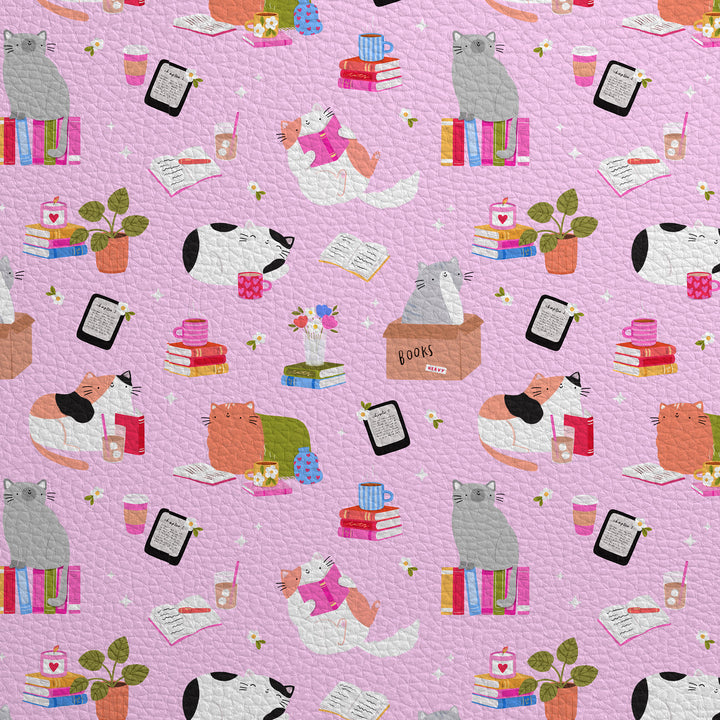 Storytime Cats - Printed Pebble