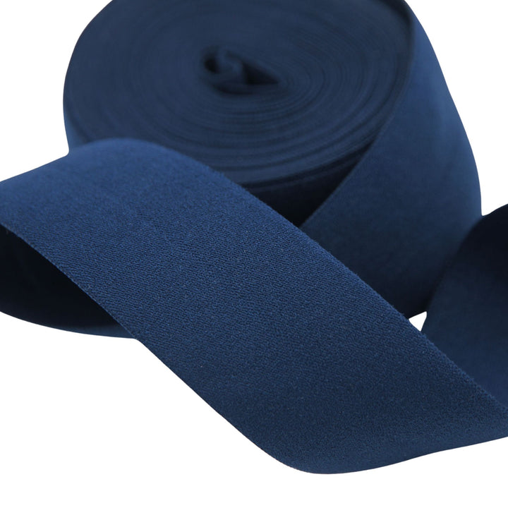 Navy - Fold-Over Elastic