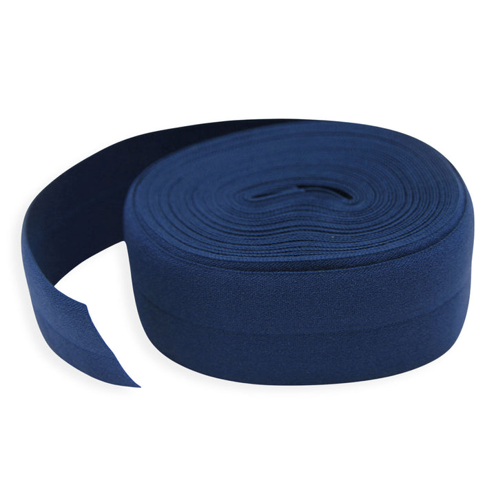 Navy - Fold-Over Elastic