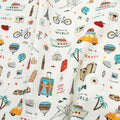Travel Time - Water Resistant Cotton Canvas