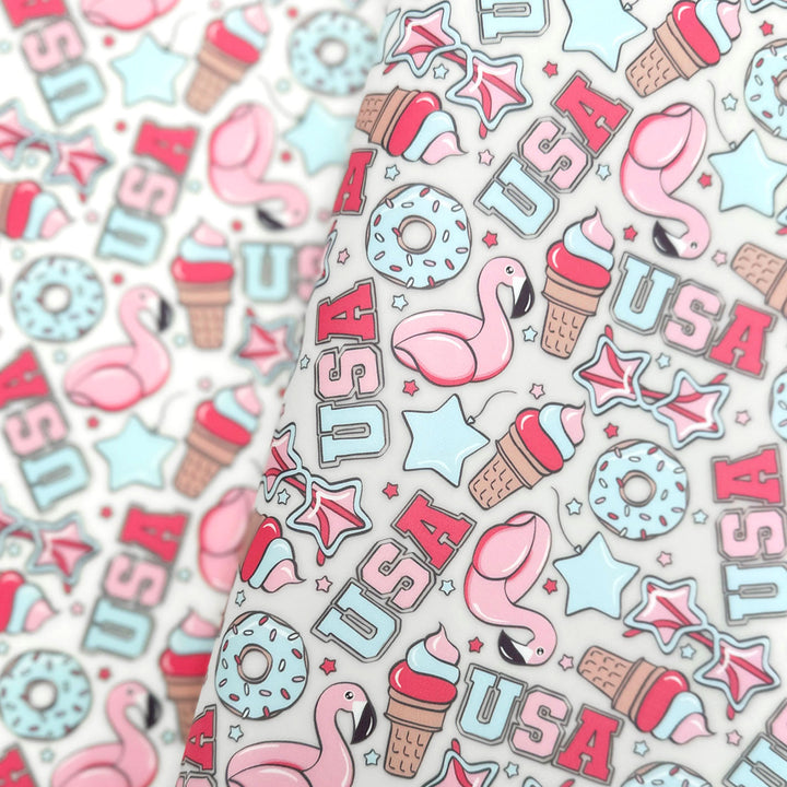 USA Hoorah - Printed Jelly Vinyl