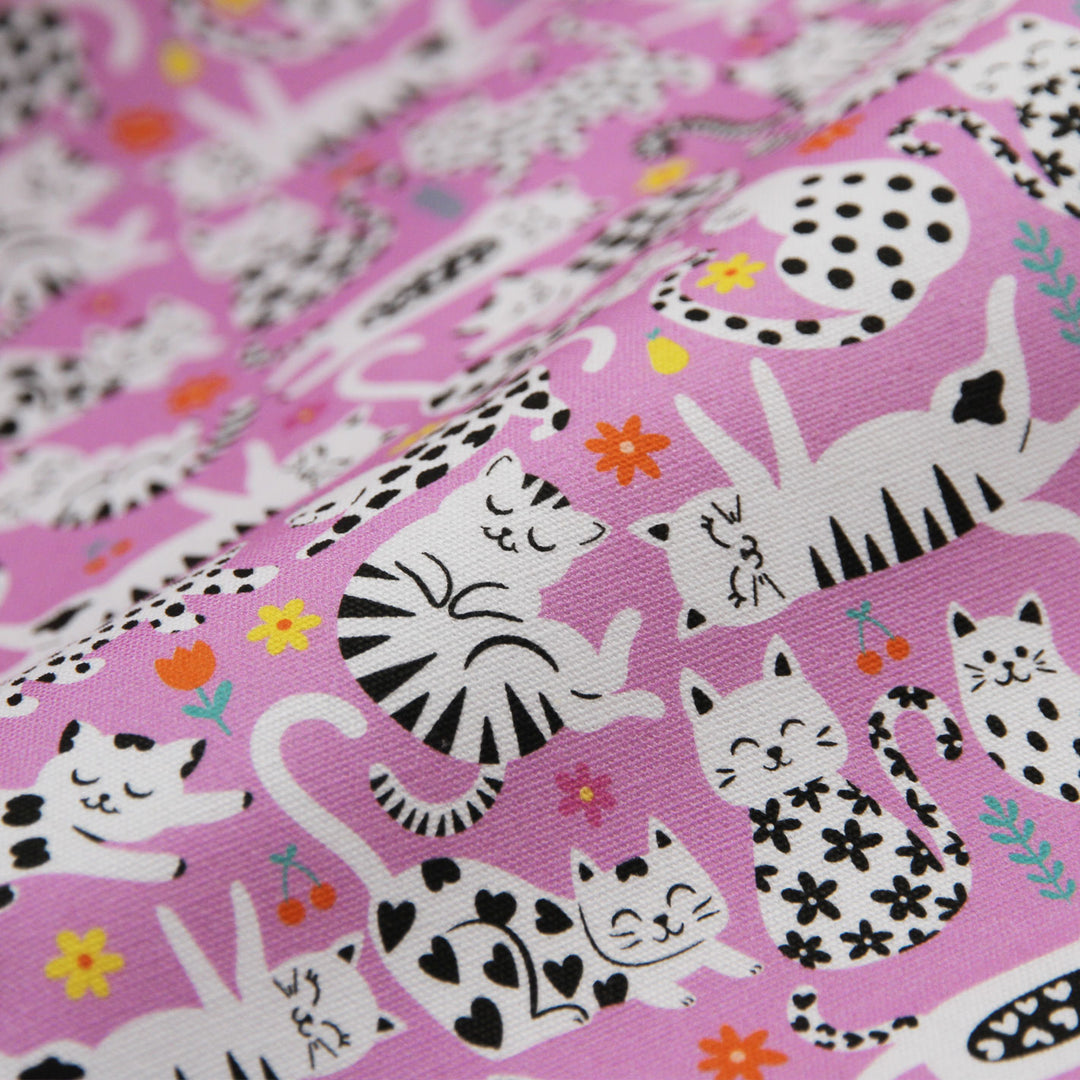 Whisker Wonderland - Water Resistant Cotton Canvas