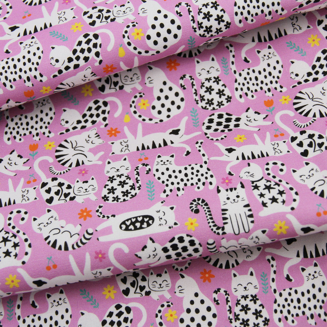 Whisker Wonderland - Water Resistant Cotton Canvas