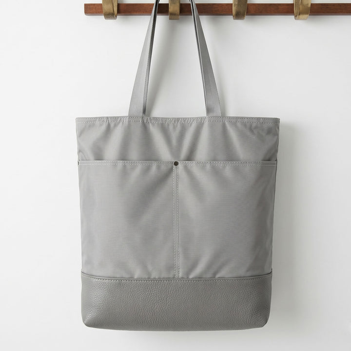 Wool + Wax Tote by Noodlehead in Grey - Bag Making Kit