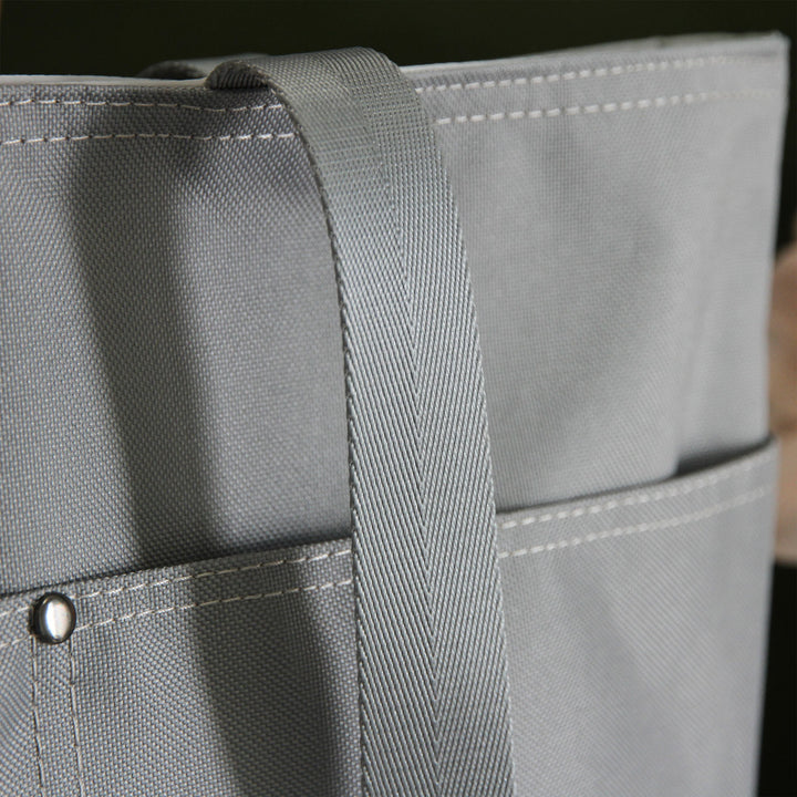 Wool + Wax Tote by Noodlehead in Grey - Bag Making Kit