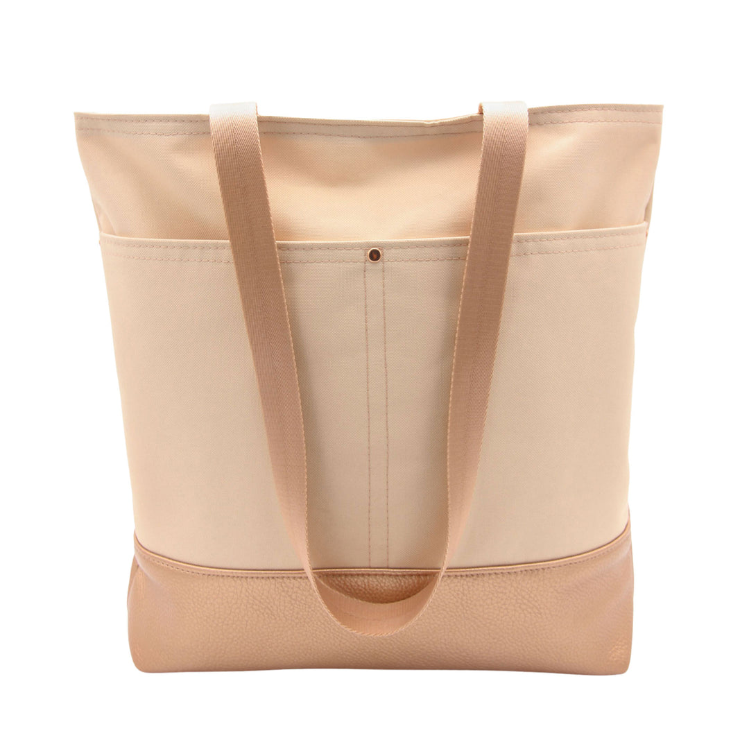 Wool + Wax Tote by Noodlehead in Rose Gold - Bag Making Kit