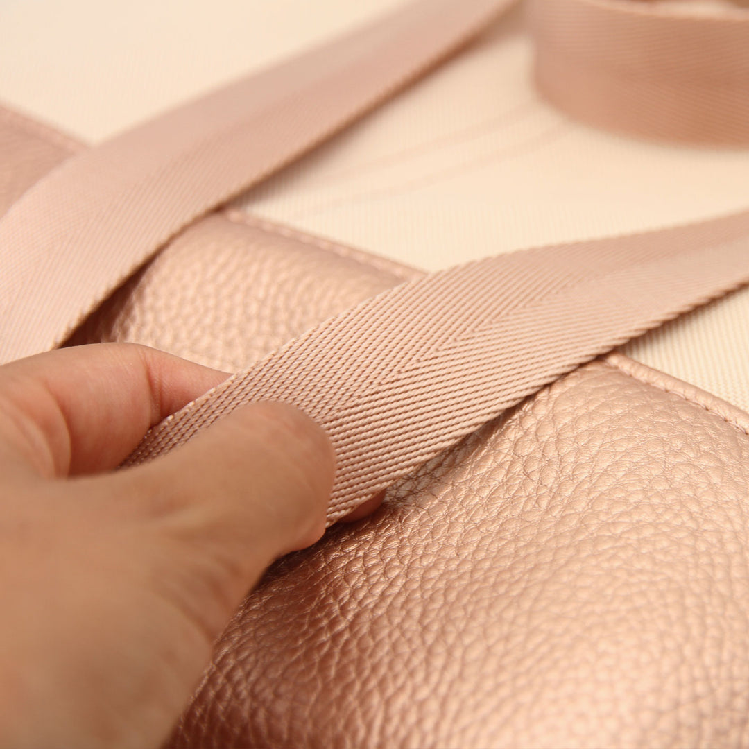 Wool + Wax Tote by Noodlehead in Rose Gold - Bag Making Kit