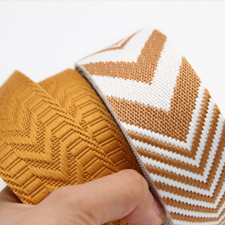 Caramel Praline - Summit Jacquard Webbing