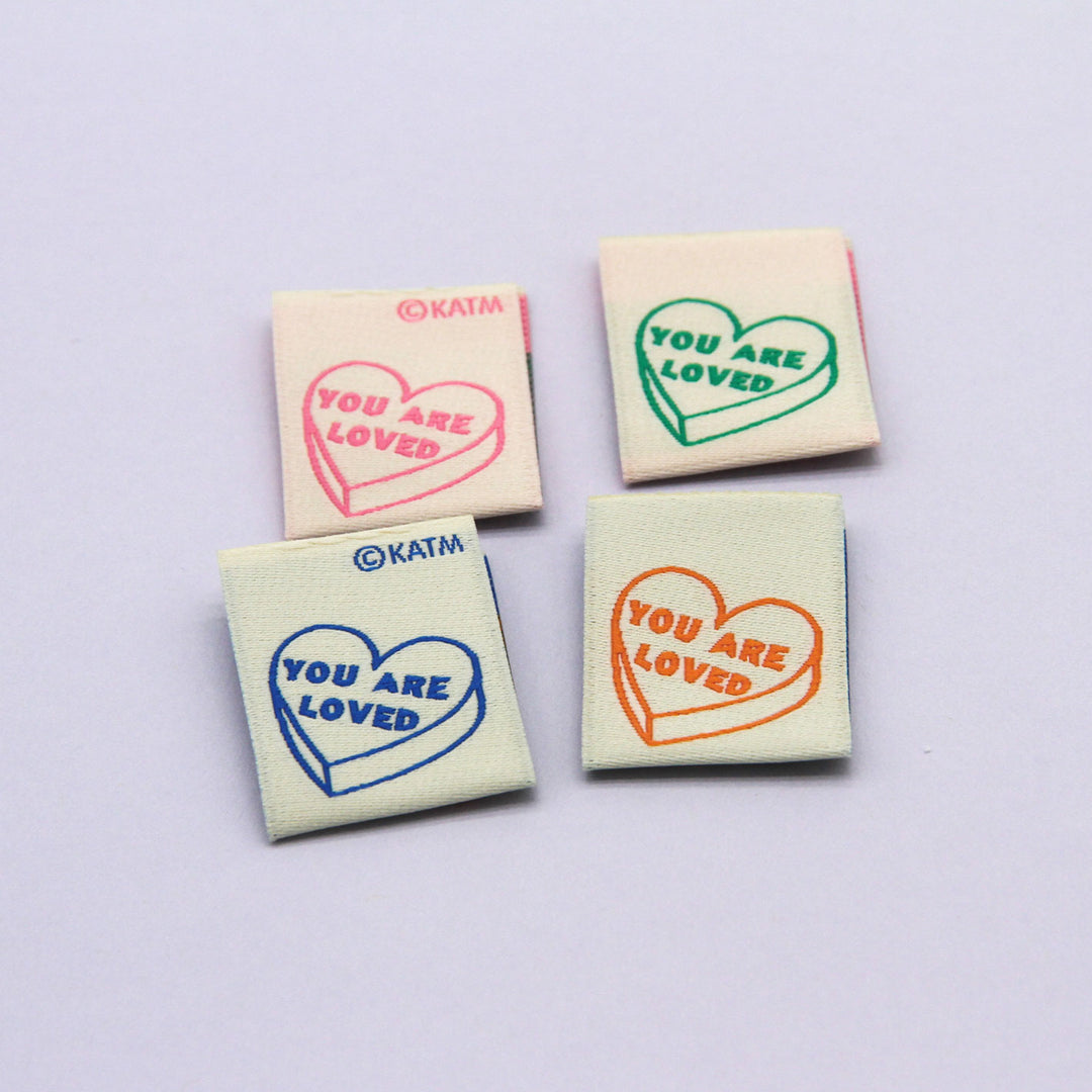 You Label You Are Loved - Woven Labels – Zipper Valley