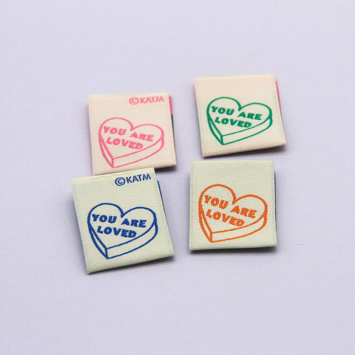 You Are Loved - Woven Labels