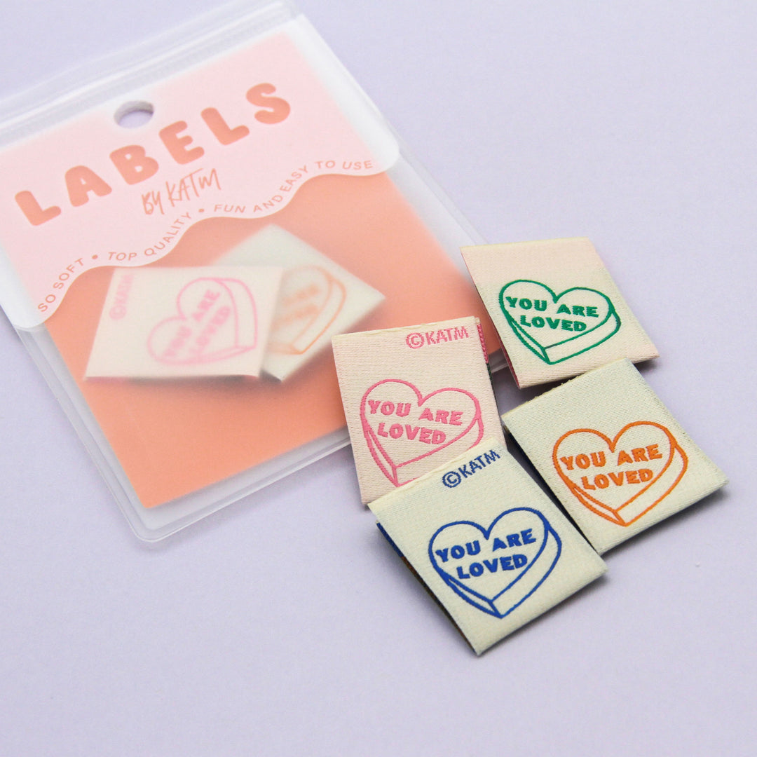 You Are Loved - Woven Labels