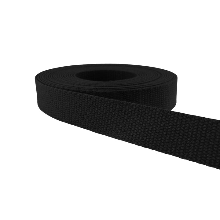 Black - Cotton Webbing