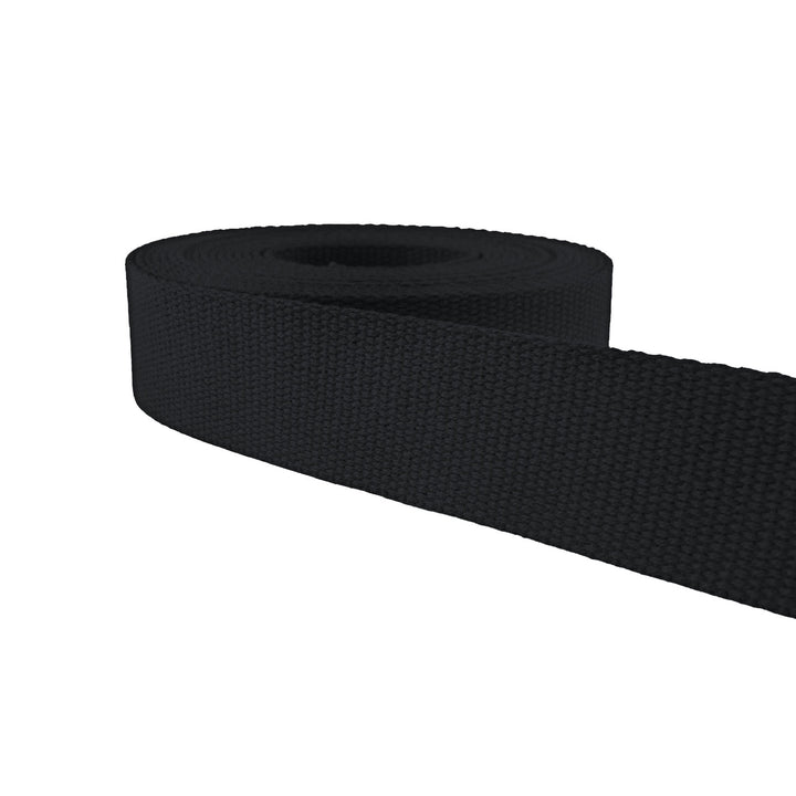 Black - Cotton Webbing