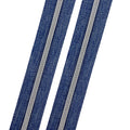 Billy Jean - #5 Silver Nylon Coil Zipper Tape