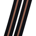 Black - #5 Rose Gold Nylon Coil Zipper Tape