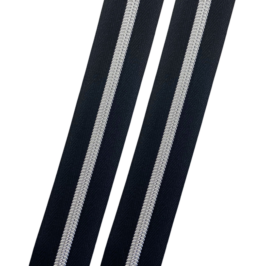 Black and White Striped Zipper Black and White Striped Zipper