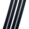 Black - #5 Silver Nylon Coil Zipper Tape