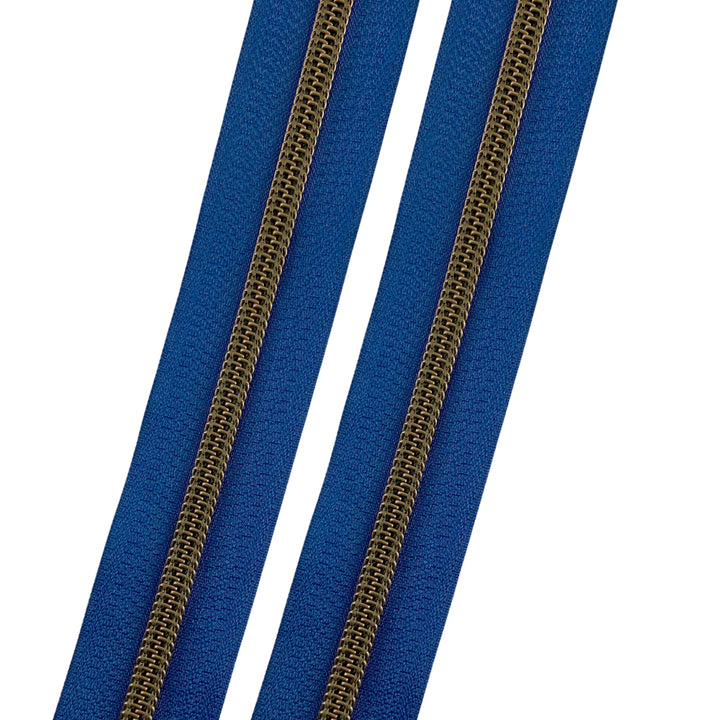 Denim - #5 Bronze Nylon Coil Zipper Tape