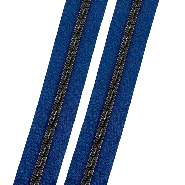 Denim - #5 Gunmetal Nylon Coil Zipper Tape