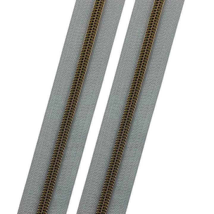 Meredith Grey - #5 Bronze Nylon Coil Zipper Tape