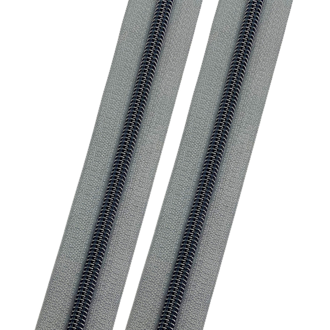 Fossil - #5 Gunmetal Nylon Coil Zipper Tape