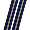 Navy - #5 Gold Nylon Coil Zipper Tape