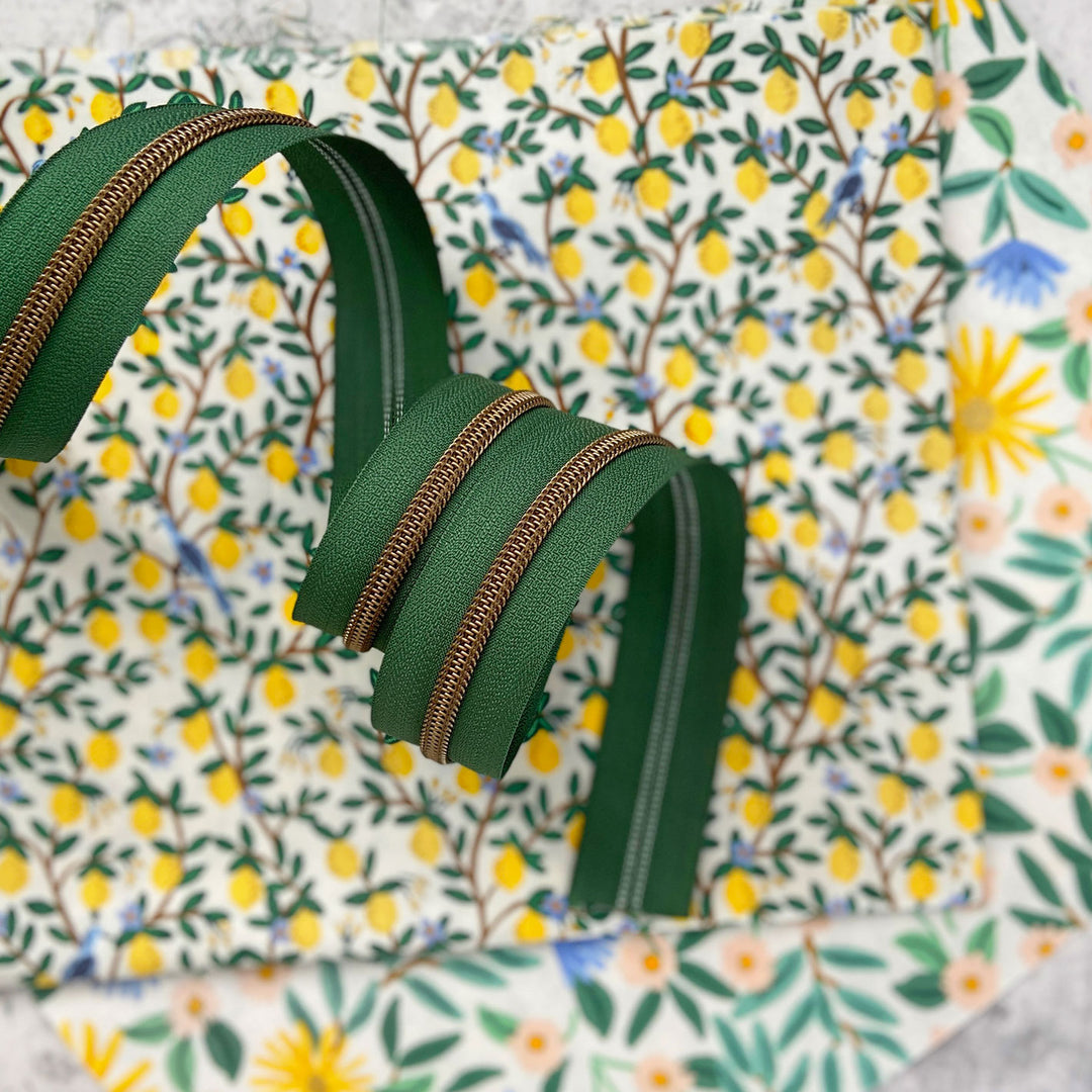 Rachel Green - #5 Bronze Nylon Coil Zipper Tape