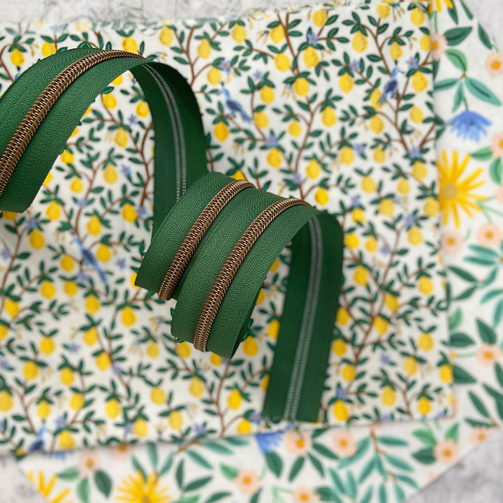 Rachel Green - #5 Bronze Nylon Coil Zipper Tape