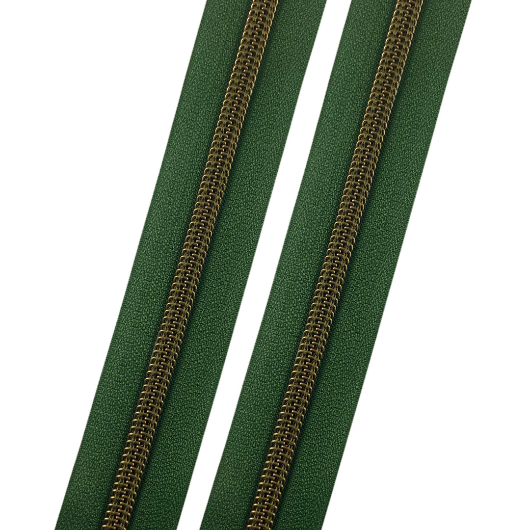 Rachel Green - #5 Bronze Nylon Coil Zipper Tape