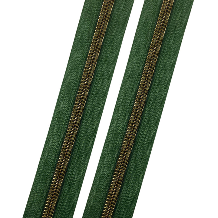 Rachel Green - #5 Bronze Nylon Coil Zipper Tape