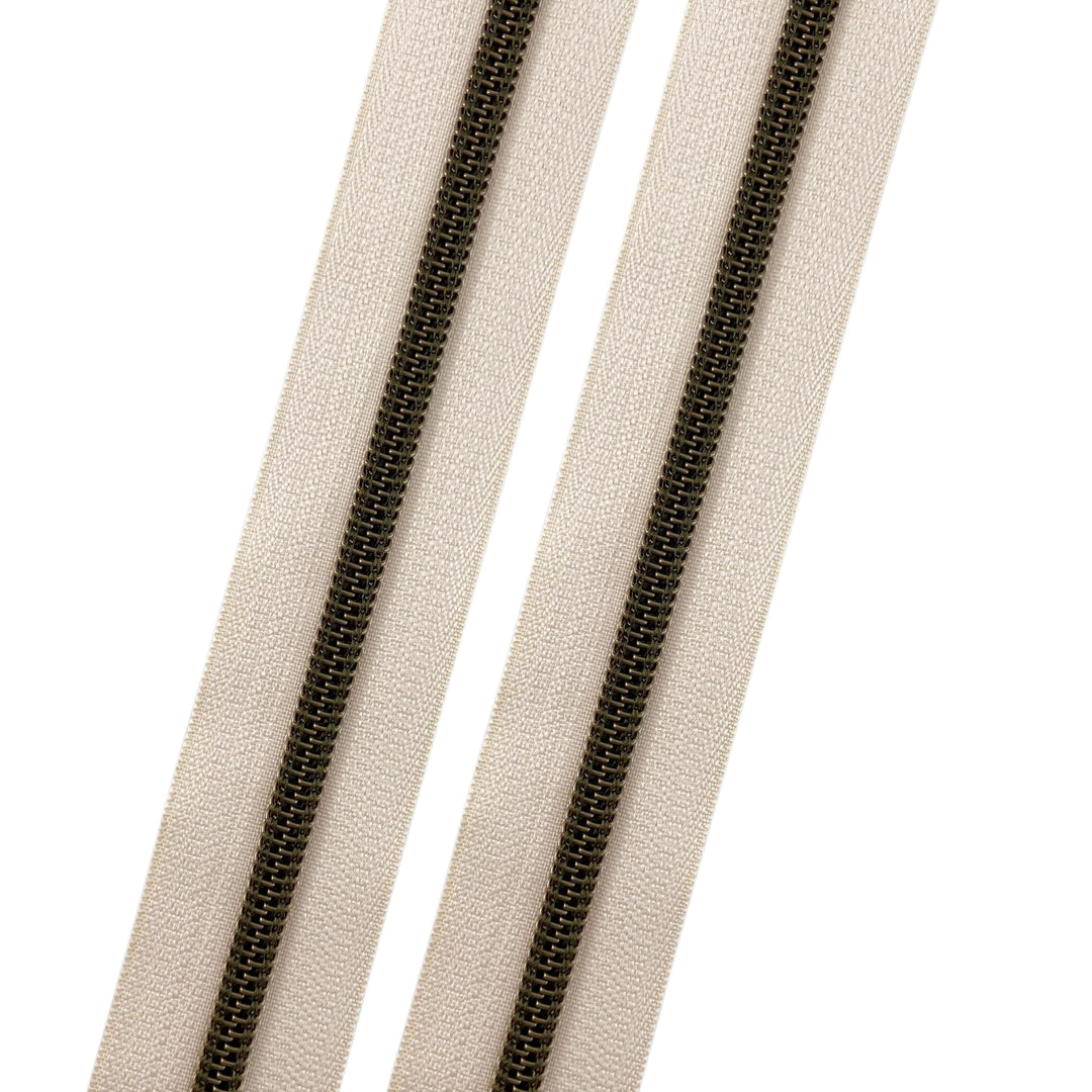 Timeless - #5 Bronze Nylon Coil Zipper Tape