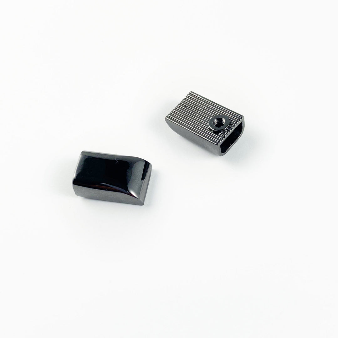 Zipper Ends or Cord Ends - 5 Pack - Gunmetal Zipper Ends or Cord Ends - 5 Pack - Gunmetal