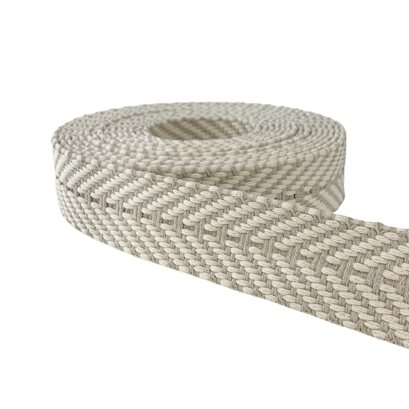 Beige - Classic Jacquard Webbing – Zipper Valley