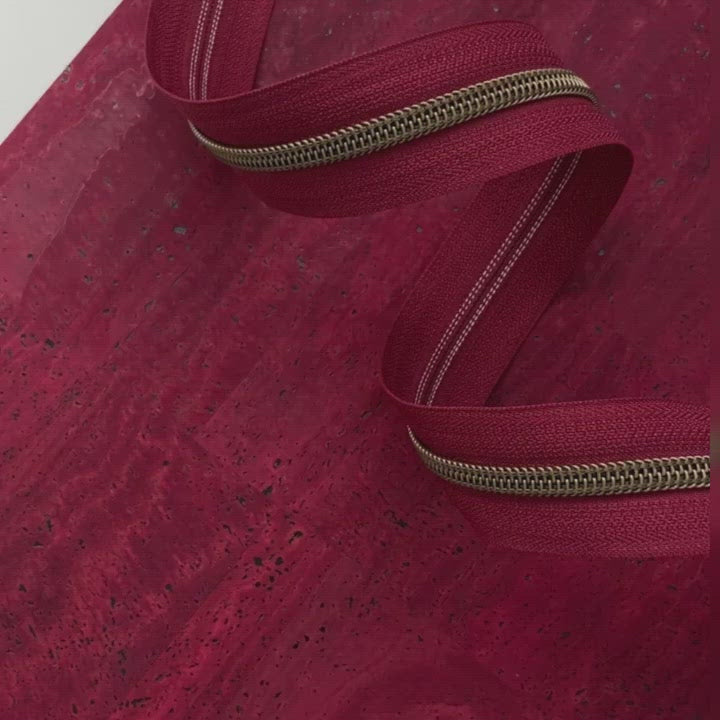 Fine Wine - #5 Bronze Nylon Coil Zipper Tape