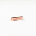 Metal Bag Label - Handmade