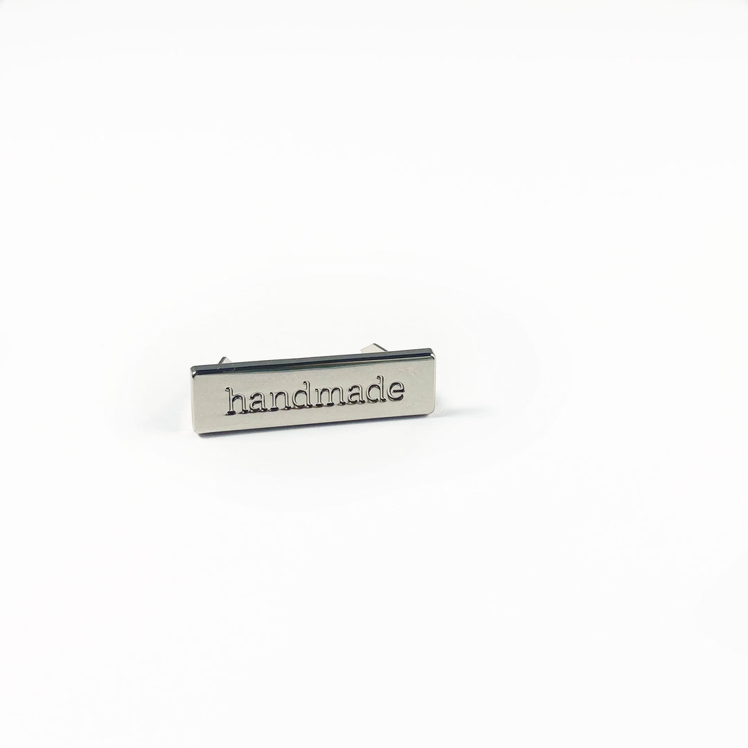 Metal Bag Label - Handmade