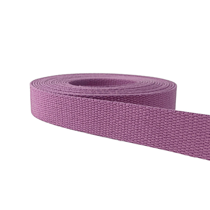 Mauve - Cotton Webbing