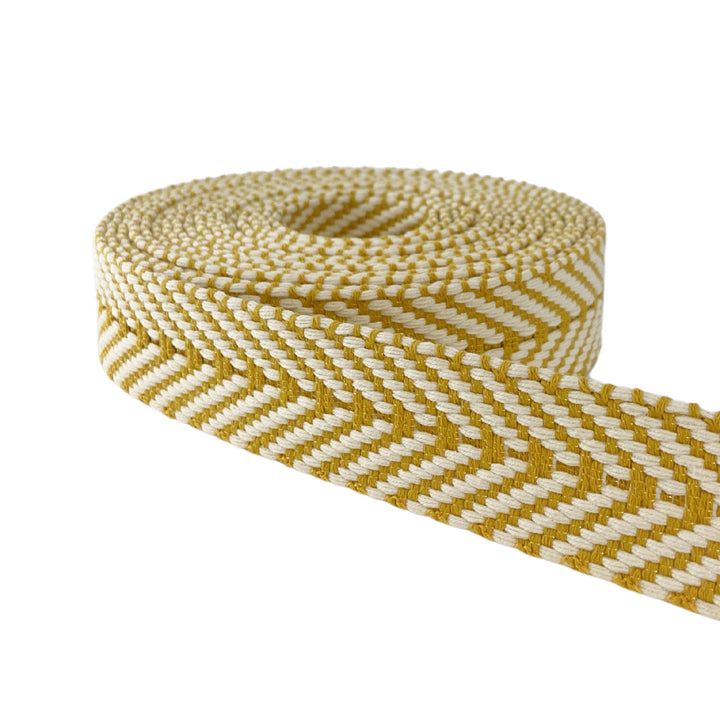 Mustard - Jacquard Webbing