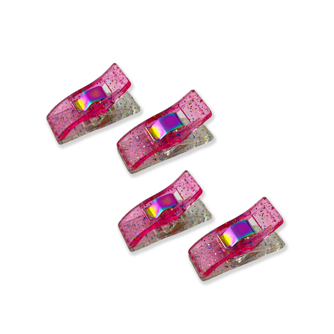 Pink Glitter Sewing Clips - Pack of 25 – Zipper Valley