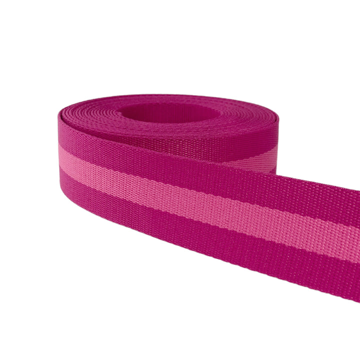 Pink Lemonade and Valentine - Striped Webbing