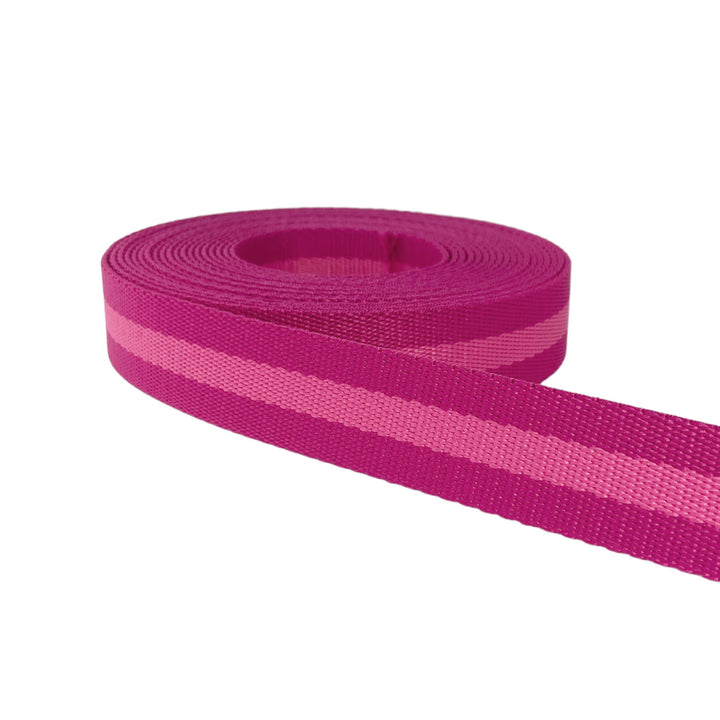 Pink Lemonade and Valentine - Striped Webbing